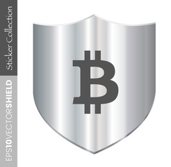 Dark Shield Icon - Digital Currency