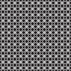 Seamless rounded square intersecting pattern