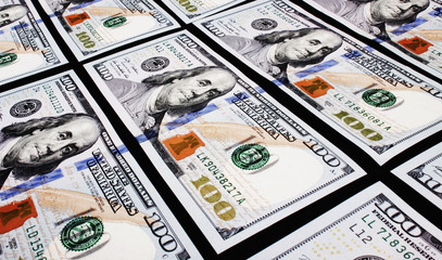 close up of dollar bill background as a symbol of wealth, success and business