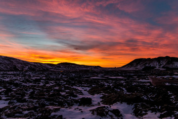 Sunrise over Iceland