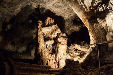 Scene from the amazing bulgarian cave Magura
