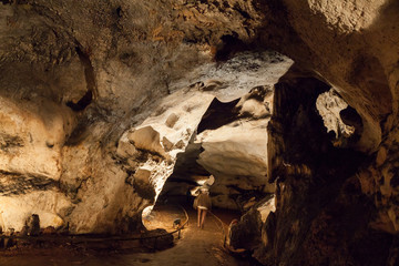 Scene from the amazing bulgarian cave Magura
