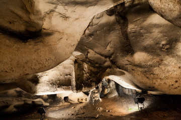 Scene from the amazing bulgarian cave Magura
