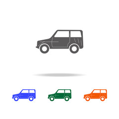 Off-road car icon. Types of cars Elements in multi colored icons for mobile concept and web apps. Icons for website design and development, app development