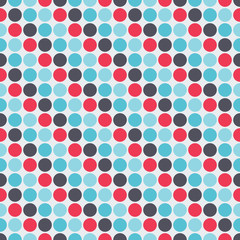 Fototapeta na wymiar Seamless funky dot pattern background