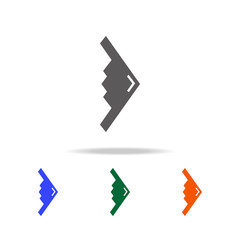 war plane icon. Elements of  Military aircraft in multi colored icons for mobile concept and web apps. Icons for website design and development, app development