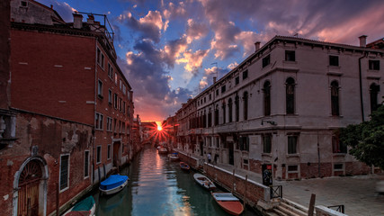 Sunset in Venice