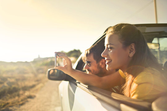 Travellers on the road