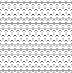 Seamless vintage decorative triangle pattern