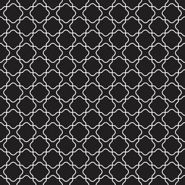 Seamless vintage moroccan lattice trellis pattern background