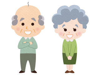 仲良しシニア夫婦