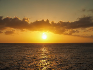  Sunset on the cliff top     Curacao views