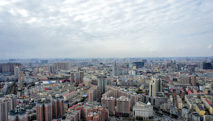 Fototapeta na wymiar Harbin city in northeast China, the administrative center of Heilongjiang province