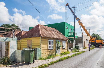   Walking around Penstraat street   Curacao views