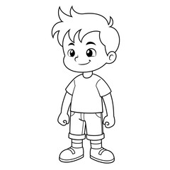 Boy vector cartoon