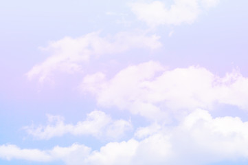 Naklejka na ściany i meble pastel color sky and clouds background