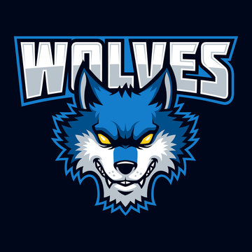 Wolves sign and symbol logo vector