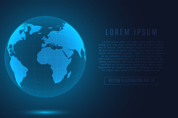 Global networking connection. World map line as global business and composition concept. Vector Illustration.