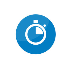 Simple Flat Minimalist Alarm Timer Stopwatch App Icon