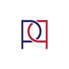 PP Letter Line Logo Element