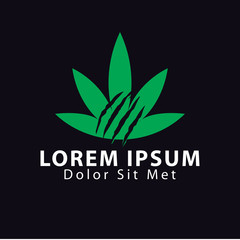 Fototapeta premium Canadian Scratch Logo Element