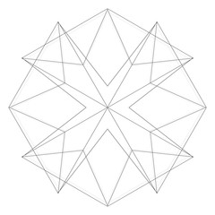 Fototapeta premium Holiday patterns of stars of snowflakes and flowers for gifts