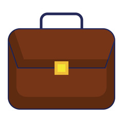 portfolio briefcase isolated icon vector illustration design