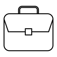 portfolio briefcase isolated icon vector illustration design
