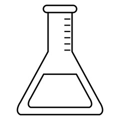 tube test flask icon vector illustration design
