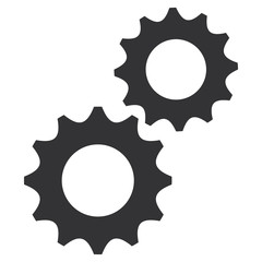 gears machinery isolated icon vector illustration design