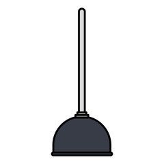 Naklejka premium plumbing suction pump icon vector illustration design