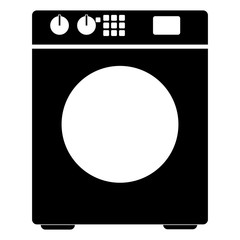 washer machine appliance icon vector illustration design