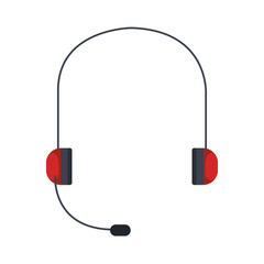 earphones sound isolated icon vector illustration design