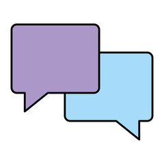 speech bubble message icon vector illustration design
