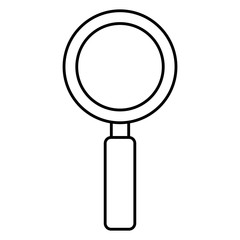 search magnifying glass icon vector illustration design