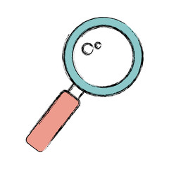 search magnifying glass icon vector illustration design
