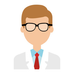 elegant businessman avatar character vector illustration design