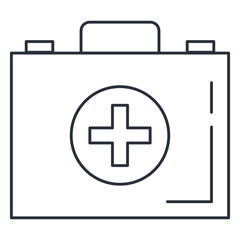 medical kit isolated icon vector illustration design