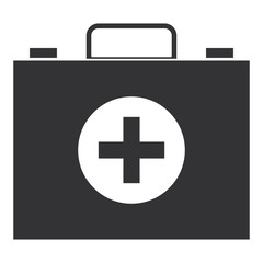 Fototapeta premium medical kit isolated icon vector illustration design