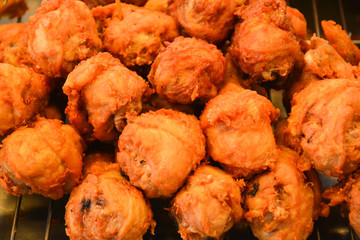 fried chicken in batter.Thailand