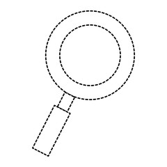search magnifying glass icon vector illustration design
