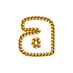 Obraz premium A Braid Letter Logo Icon Design