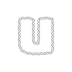 U Infinity Letter Logo Icon Design