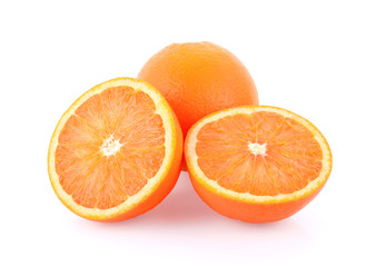 orange on white background