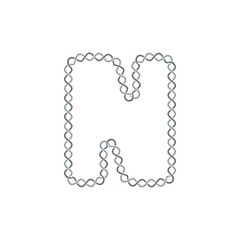 N Infinity Letter Logo Icon Design