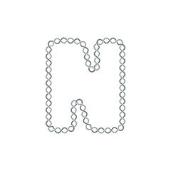 N Infinity Letter Logo Icon Design