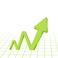 矢印　ベクトル　右肩上がり　絶好調　ビジネス
