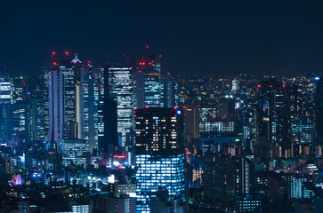 東京　新宿　夜景