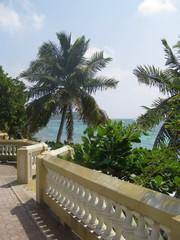 Malecon on Vieques Island, Puerto Rico