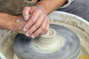 hands of a potter